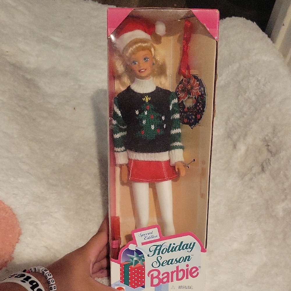 Barbie Holiday Edition Doll in Festive Green and Red